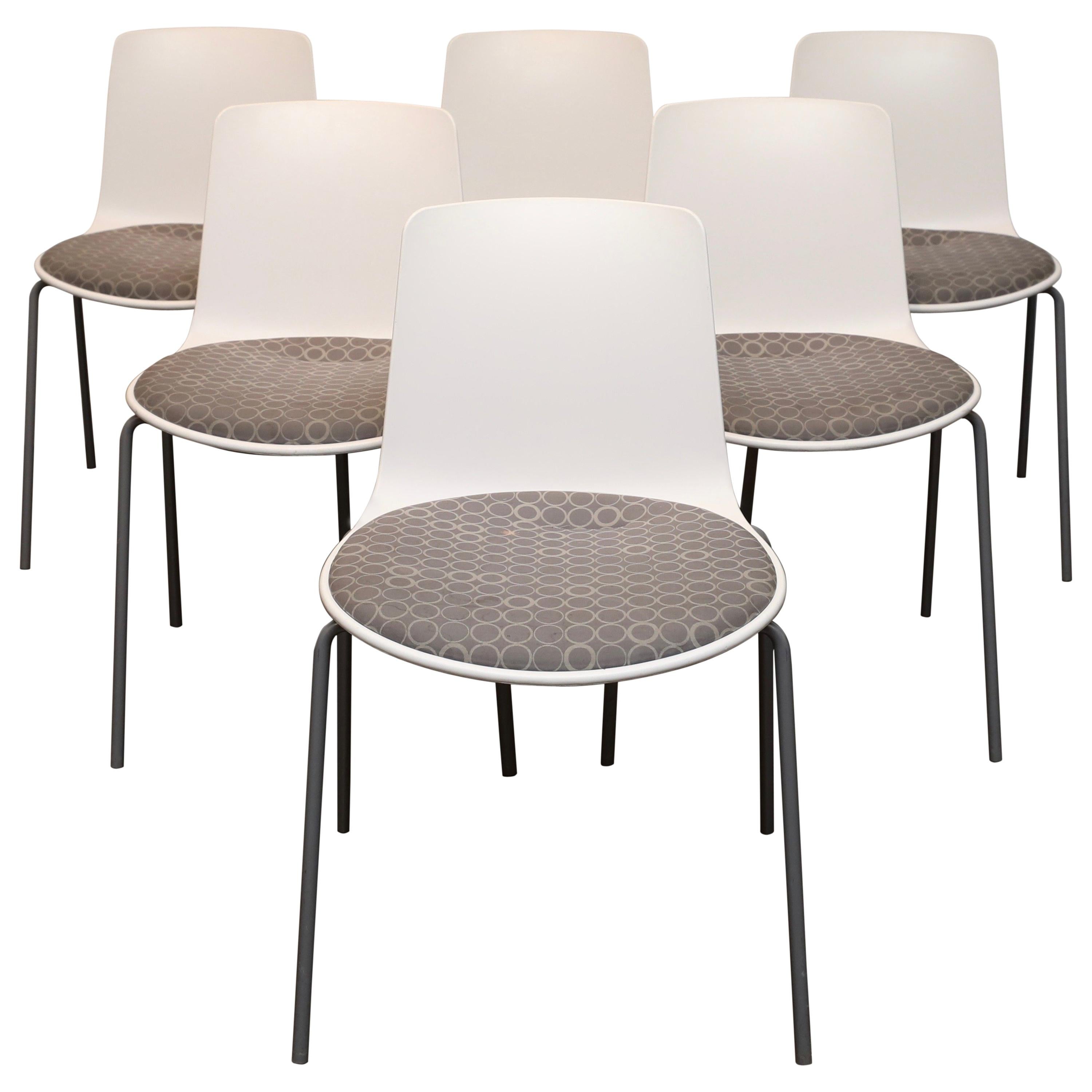 Set of Six Enea Lotus Chairs by Coalesse