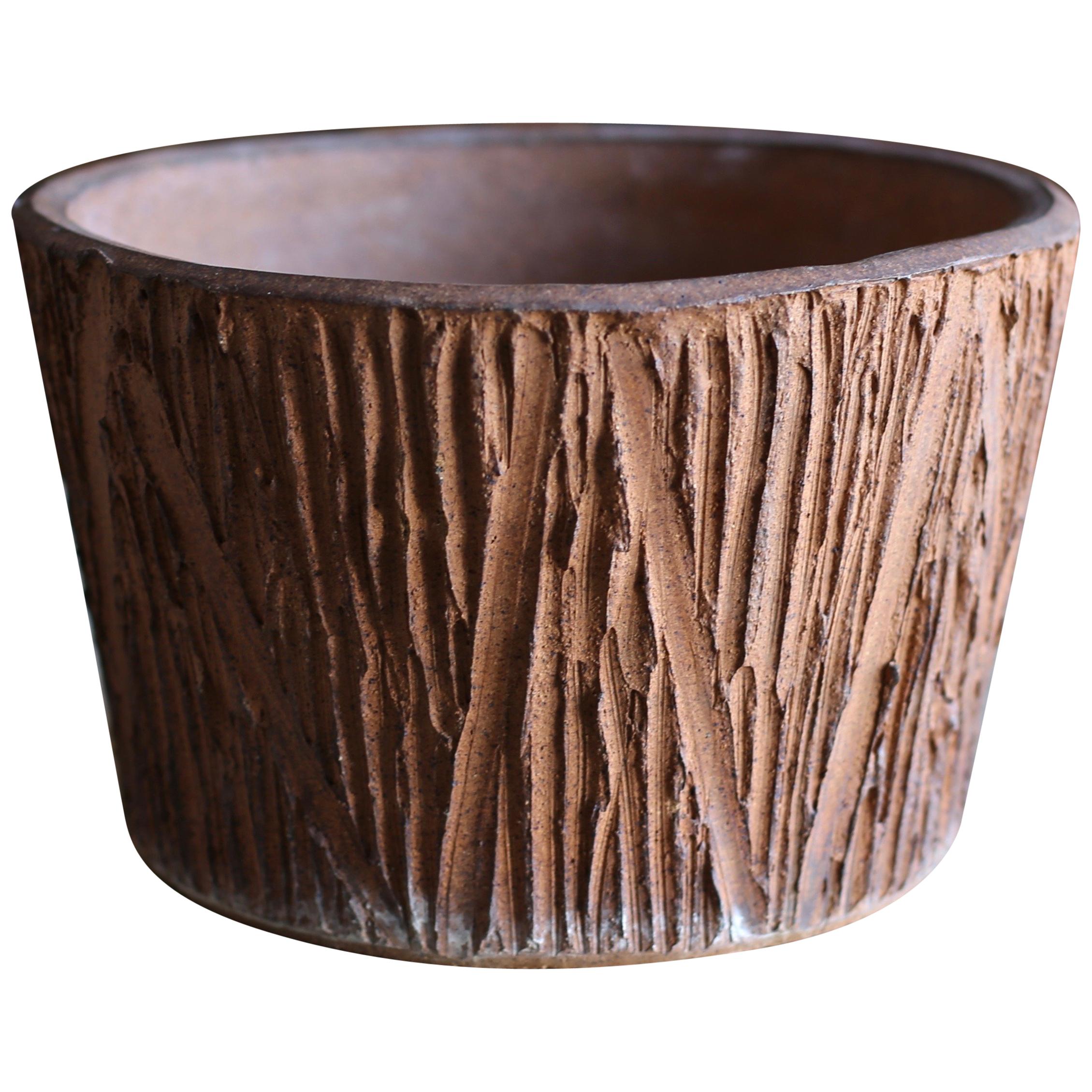 "Scratch" Pattern Planter by David Cressey for Architectural Pottery