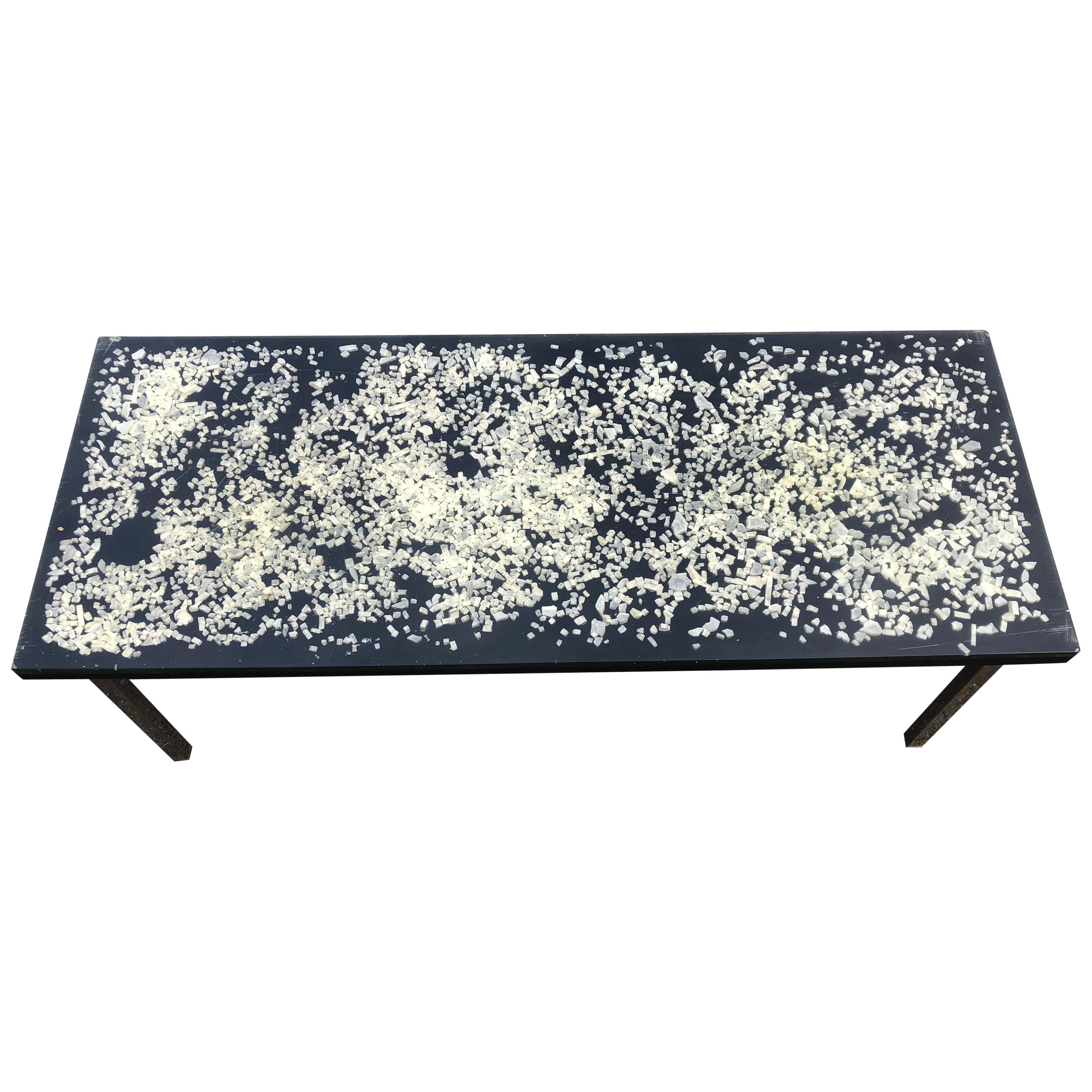 Pierre Giraudon Resin Coffee Table For Sale