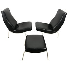 Used Three Piece Italian "Dolphin" Lounge Suite by Ernesto Carboni for Arflex