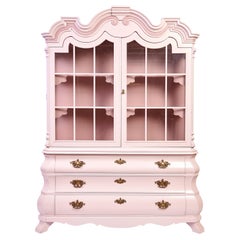 Retro Dorothy Draper Viennese China Cabinet for Henredon, circa 1963