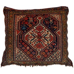 Antique Qashqai Bag Face Pillow