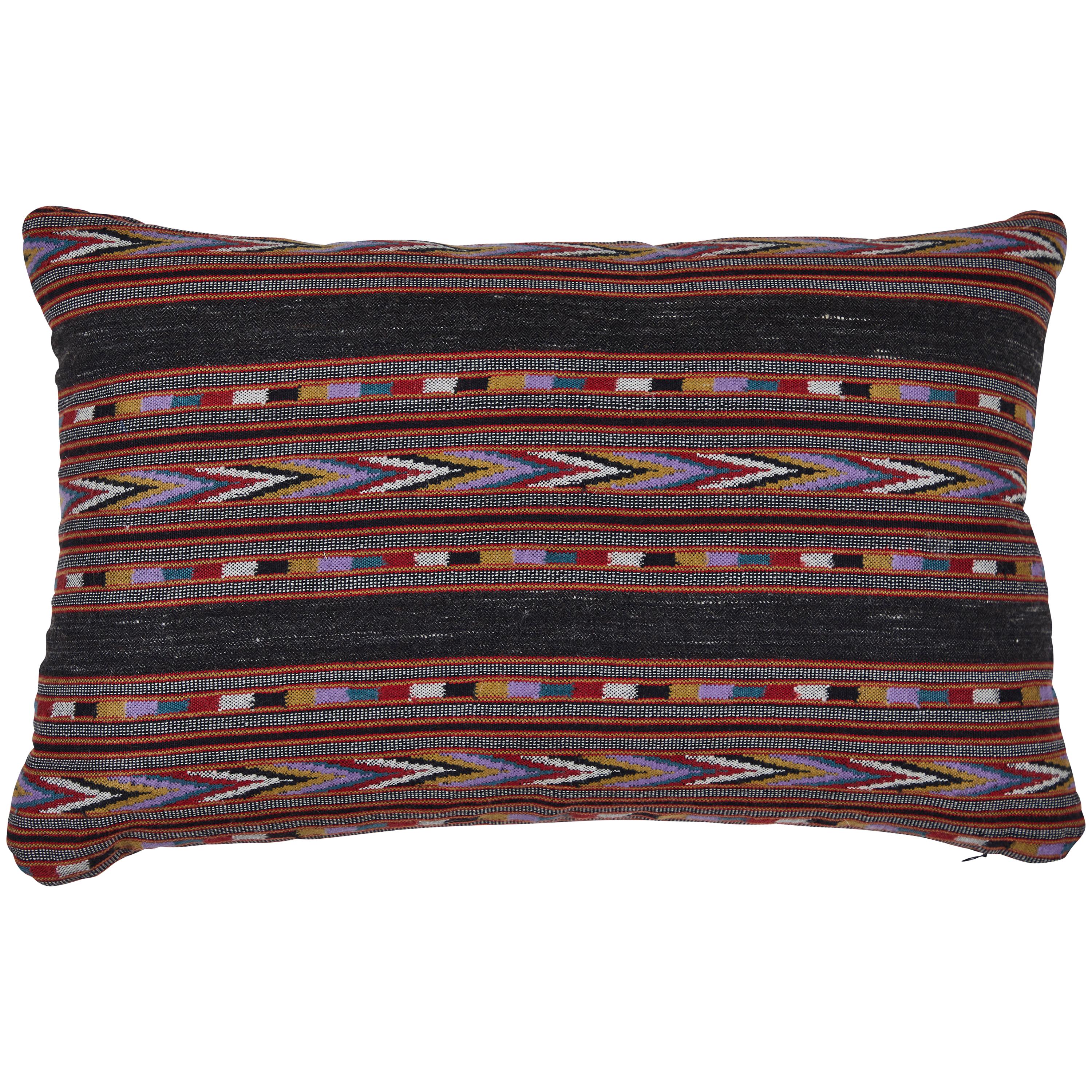 Indian Handwoven Yak Wool Pillow For Sale