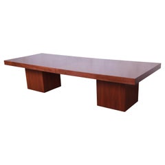 John Keal for Brown Saltman Extendable Coffee Table, Newly Restored