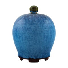 Wilhelm Kåge for Farsta / Gustavsberg Studiohand, 1930s, Lidded Jar