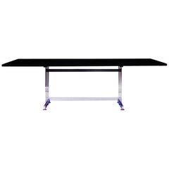 Dining or Desk Table with a Palisander Top by Jules Wabbes, Belgium, 1960