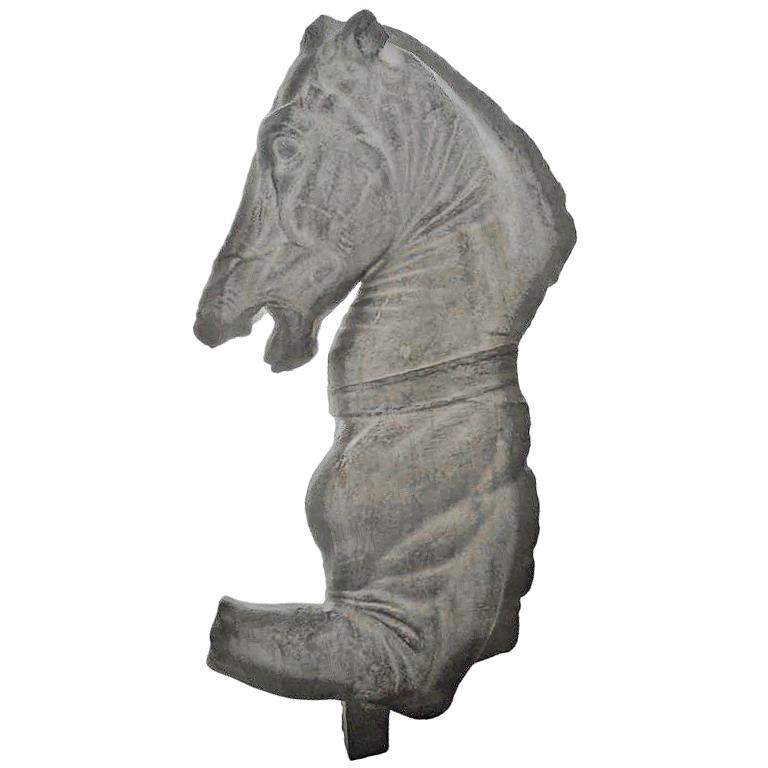 Big Plaster Sculpture of Phidias Horse, France