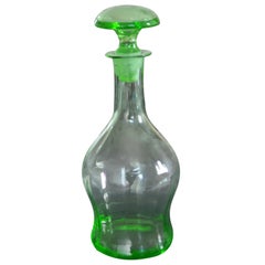 Art Deco Czech Liqueur Decanter Bottle