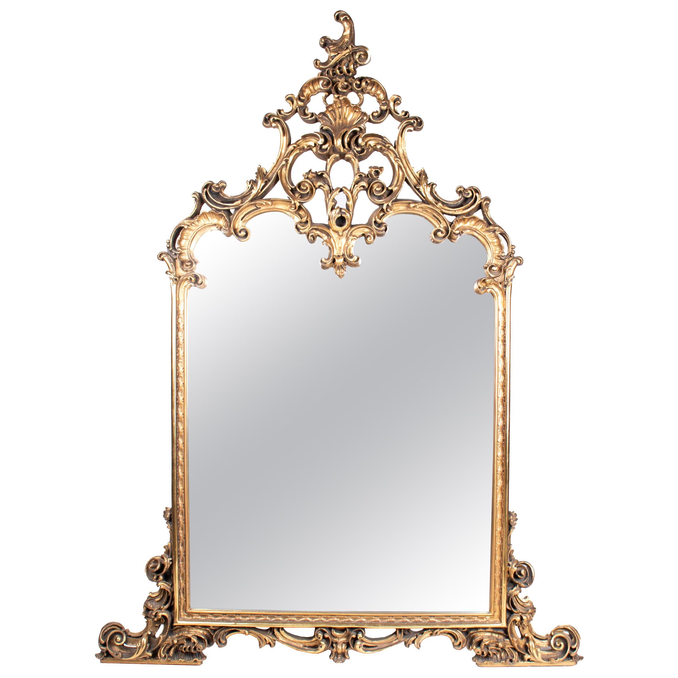 show original title Details about   Wall Mirror Black Silver 96x57 Antique Mirror Baroque Shabby Chic Floor Mirror 1 