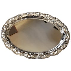 Vintage Oval Silver Tray