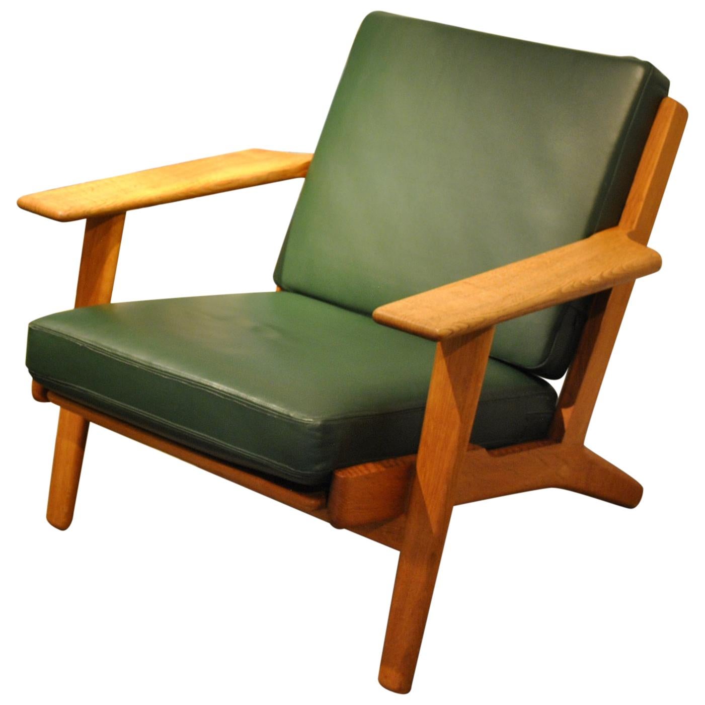 Hans Wegner GE290 Lounge Chair, Original, 1950s