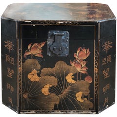 20th Century Pair of Oriental Style Wood Crates