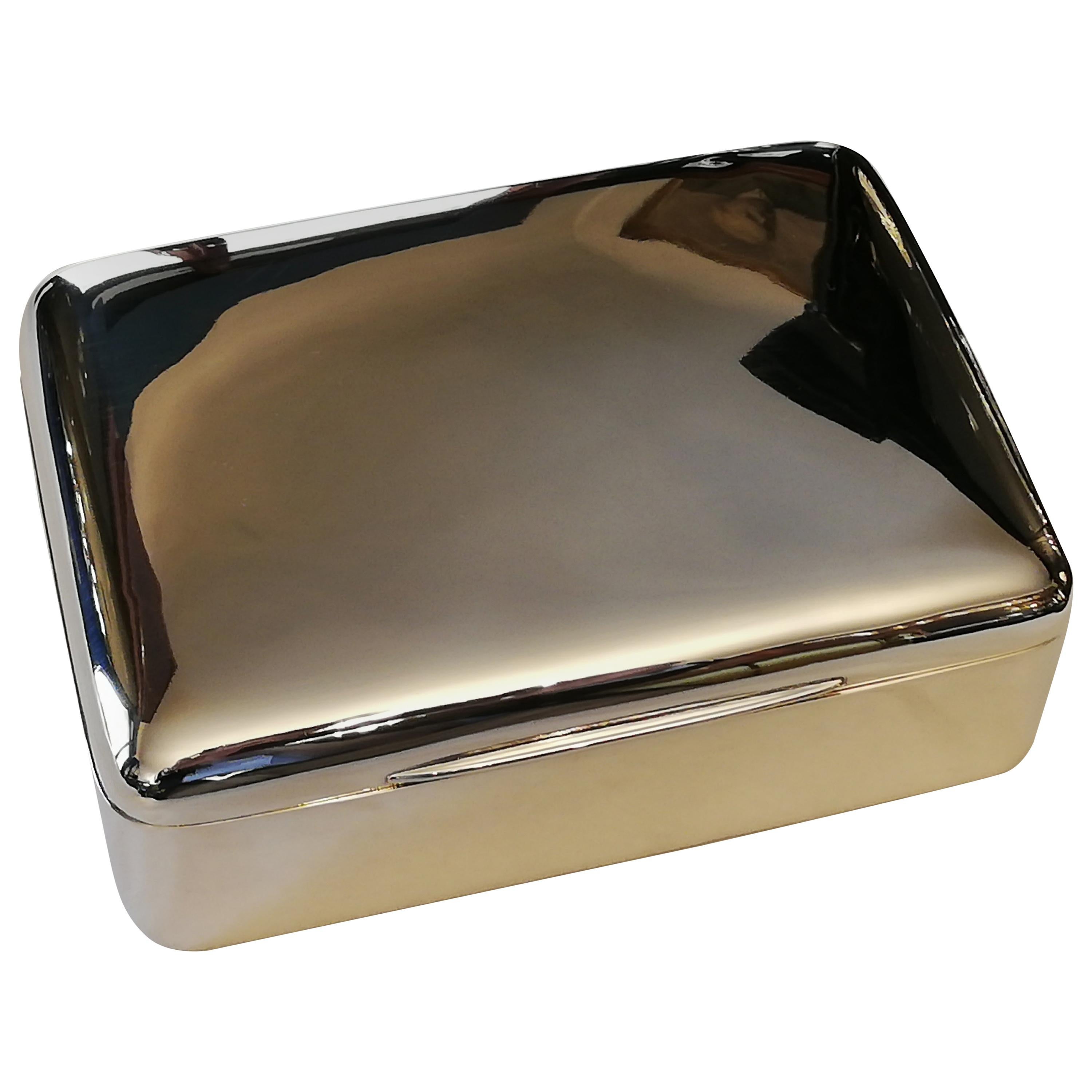 Antique Sterling Silver Box For Sale