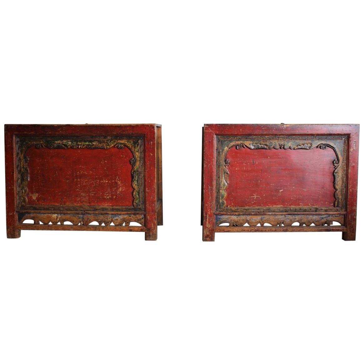 Pair of 19th Century Chinese Console Tables For Sale