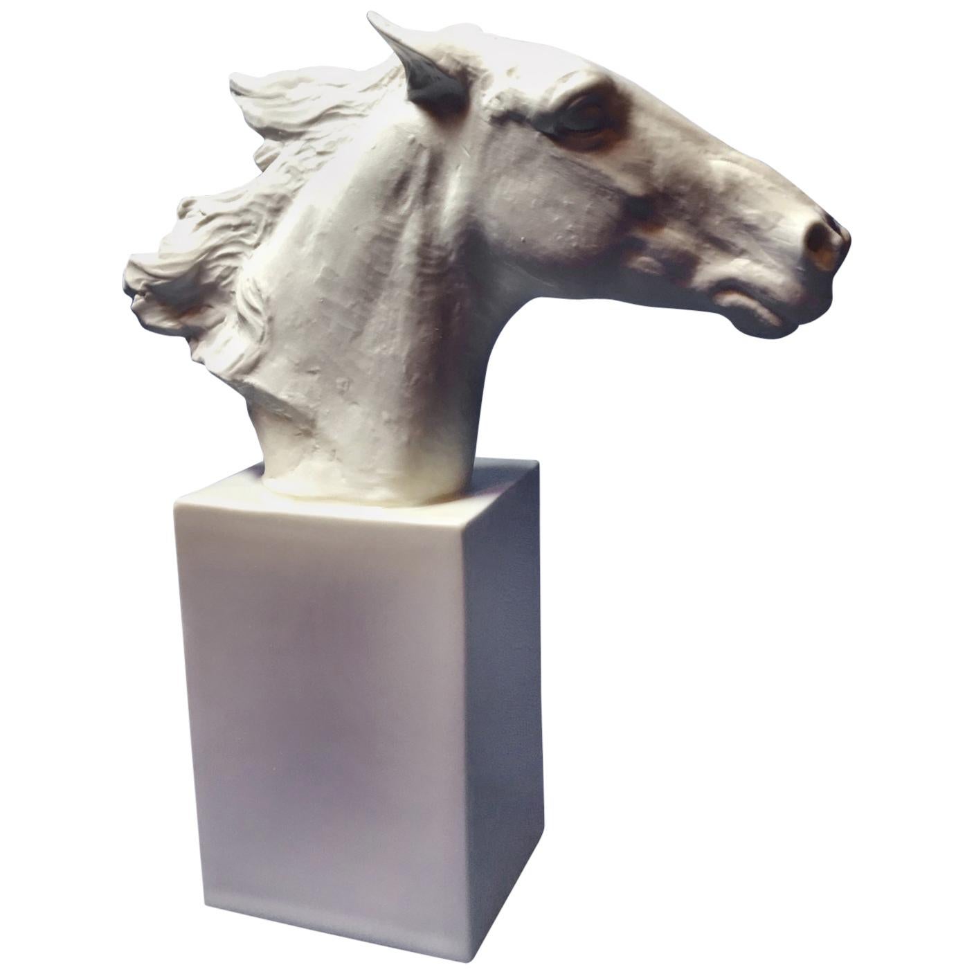 Horse Head Hannibal Rosenthal Statue by Albert Hussman For Sale