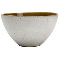 Lucie Rie & Hans Coper Studio Pottery Mustard Glazed Bowl