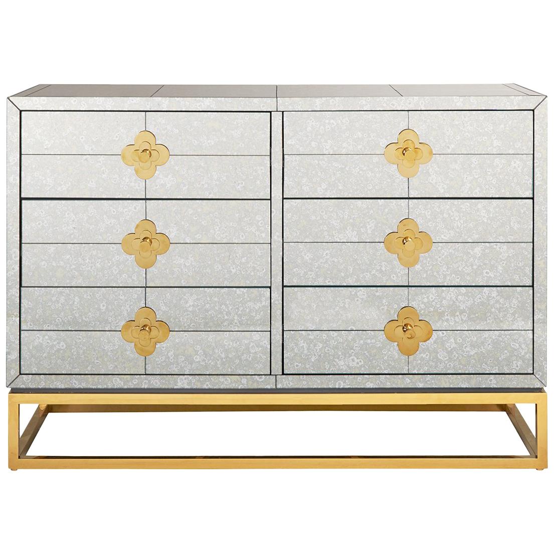 Delphine Mirrored Dresser For Sale