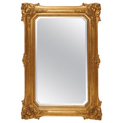 Baroque Mirror Louis XVI Gold-Plated