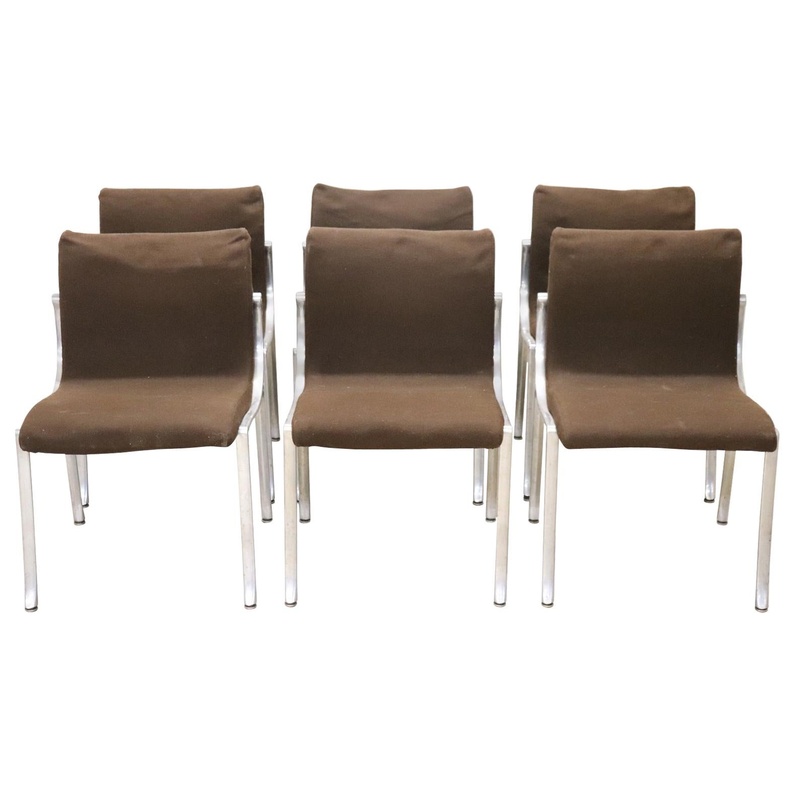 Set aus 6 Stühlen im italienischen Design des 20. Jahrhunderts im Stil von Osvaldo Borsani