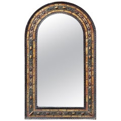 Old Moroccan Arched Camel Bone Mirror, MD31