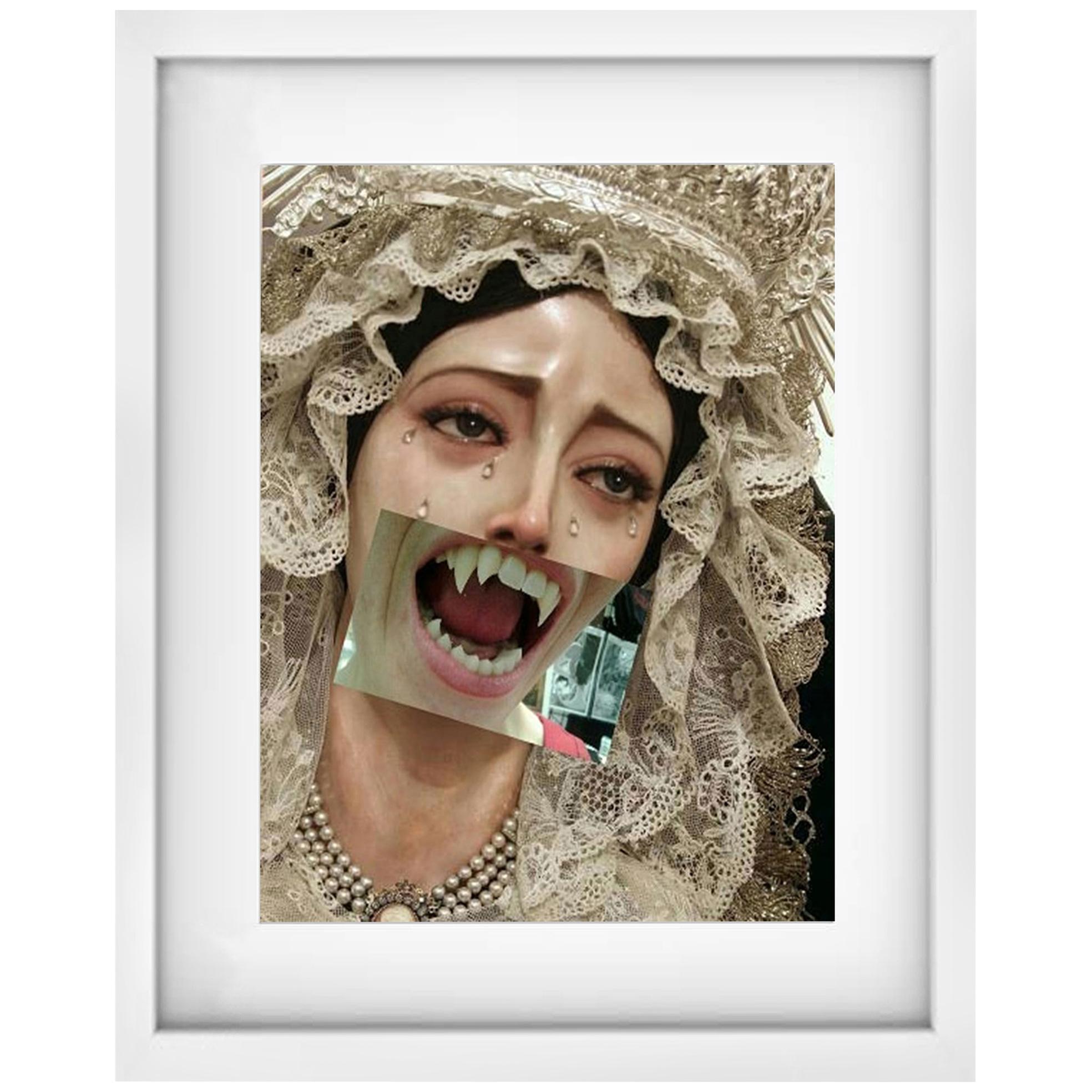 Vampire Virgin Mary Naro Pinosa, "Untitled" Digital Collage, Spain, 2019