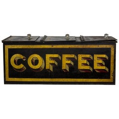 Painted Tin Coffee Bin