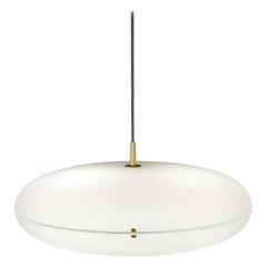 Gio Ponti Luna Suspension Lamp in Brass