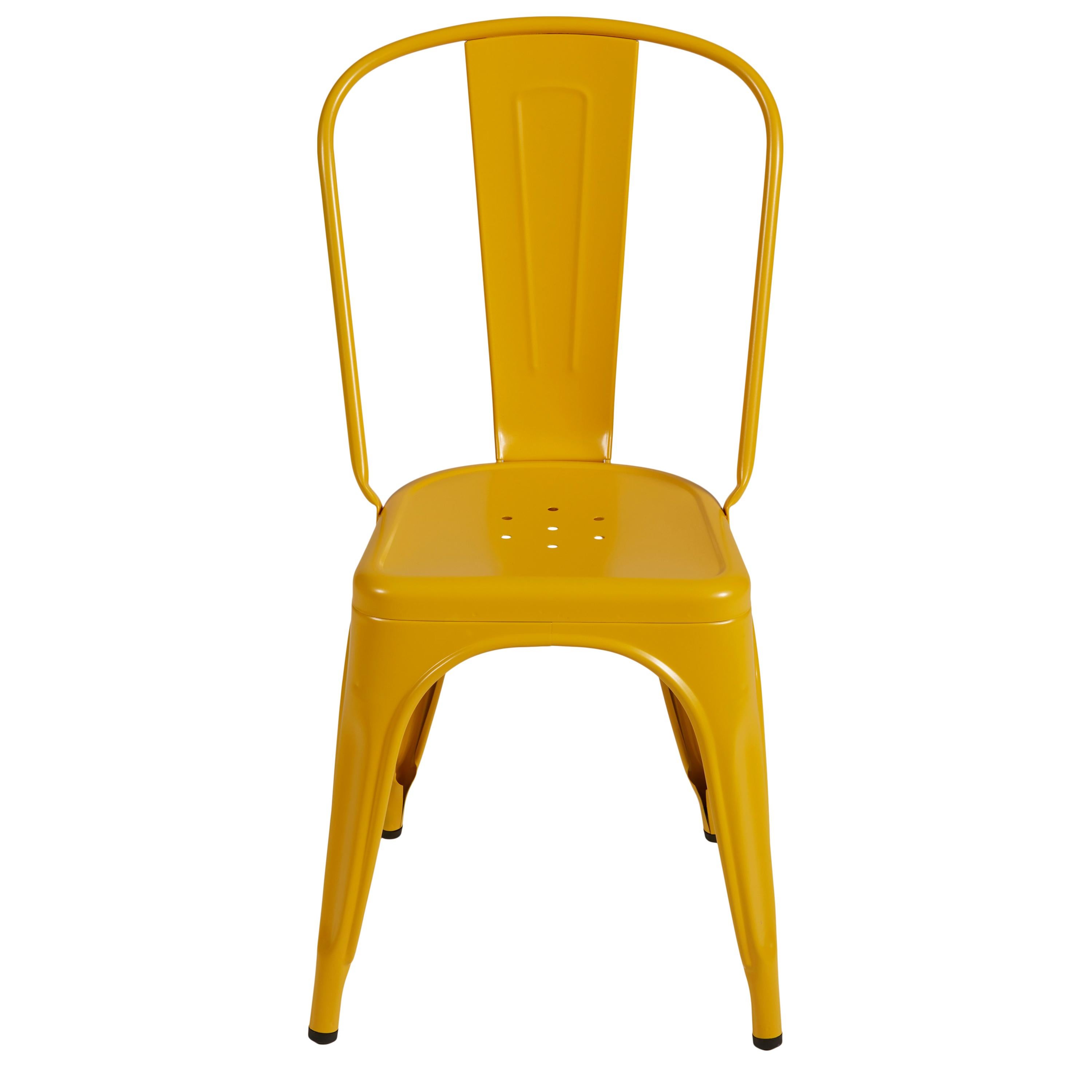For Sale: Orange (Jaune Moutarde) A-Chair in Pop Colors by Xavier Pauchard & Tolix