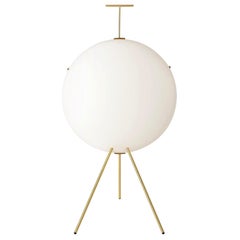 Gio Ponti 'Luna Verticale' Floor Lamp in Brass for Tato Italia