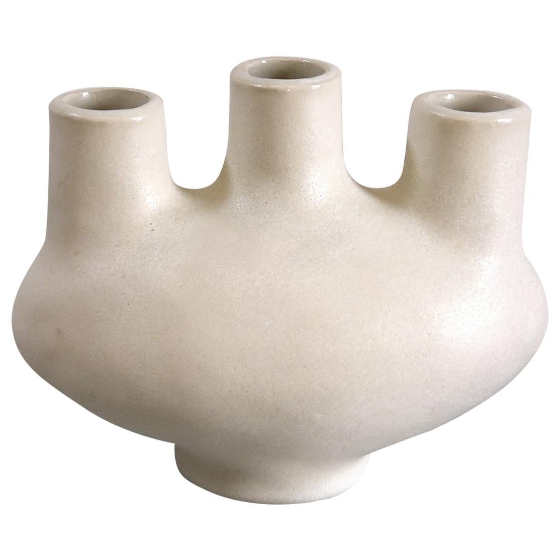 Aortic Vessel by Simone Bodmer-Turner, White Ceramic Stoneware