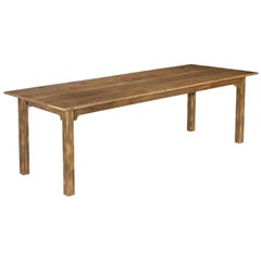 Farm Table, Reclaimed Wood from Tobacco Sorting, Factory or Dining