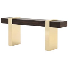 Gold Feet Console Table