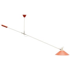 Anvia JJM Hoogervorst Counter Balance Ceiling Lamp Holland, 1955