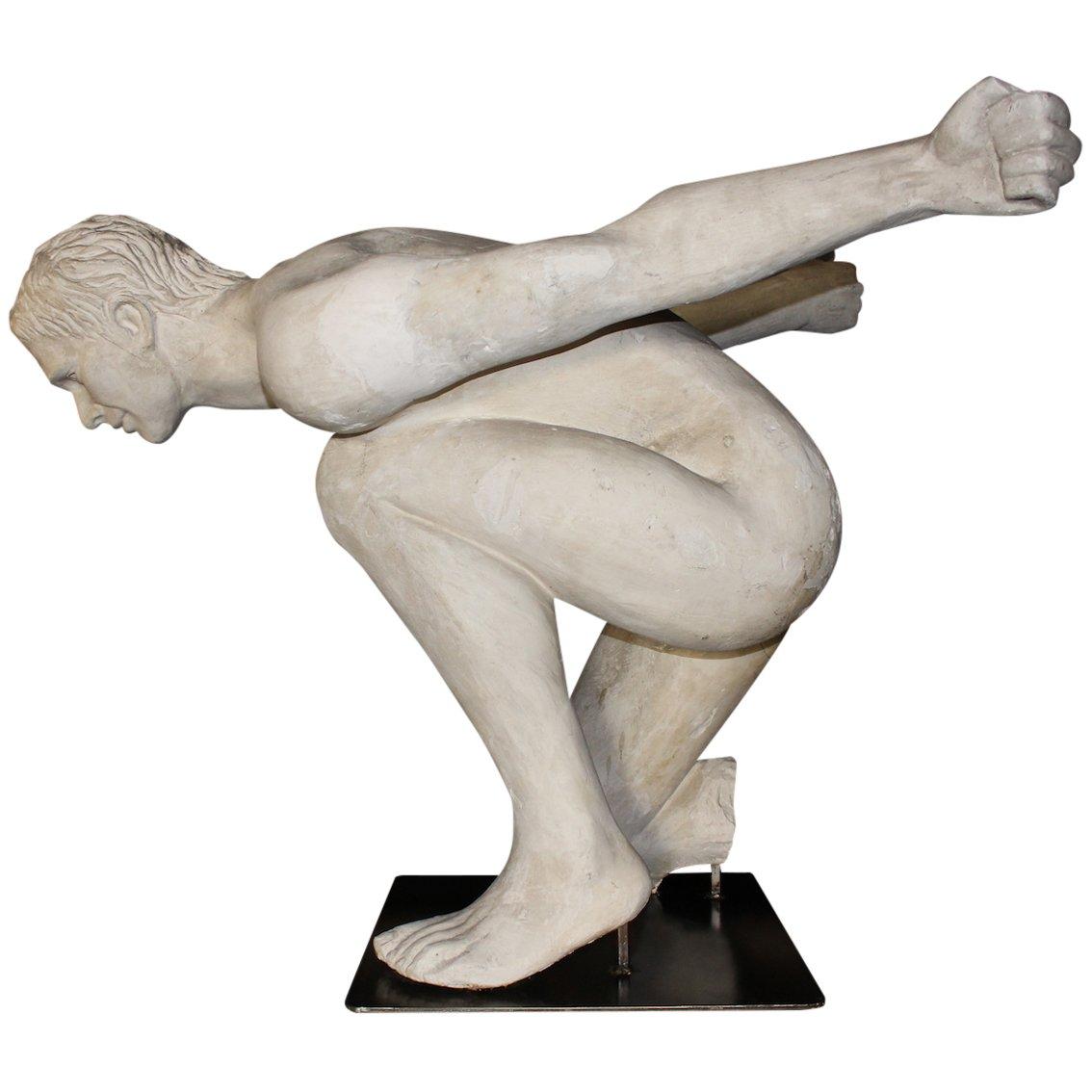 Sculpture néoclassique en plâtre des années 1970 « Artist Proof » de la sculptrice italienne Nicola Voci