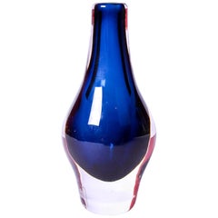 Midcentury Miniature Glass Vase by Mona Morales-Schildt for Kosta, 1950s