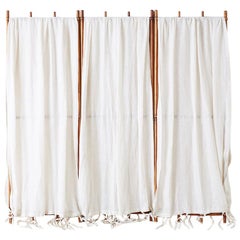 English Victorian Three-Panel Dressing Privacy Screen