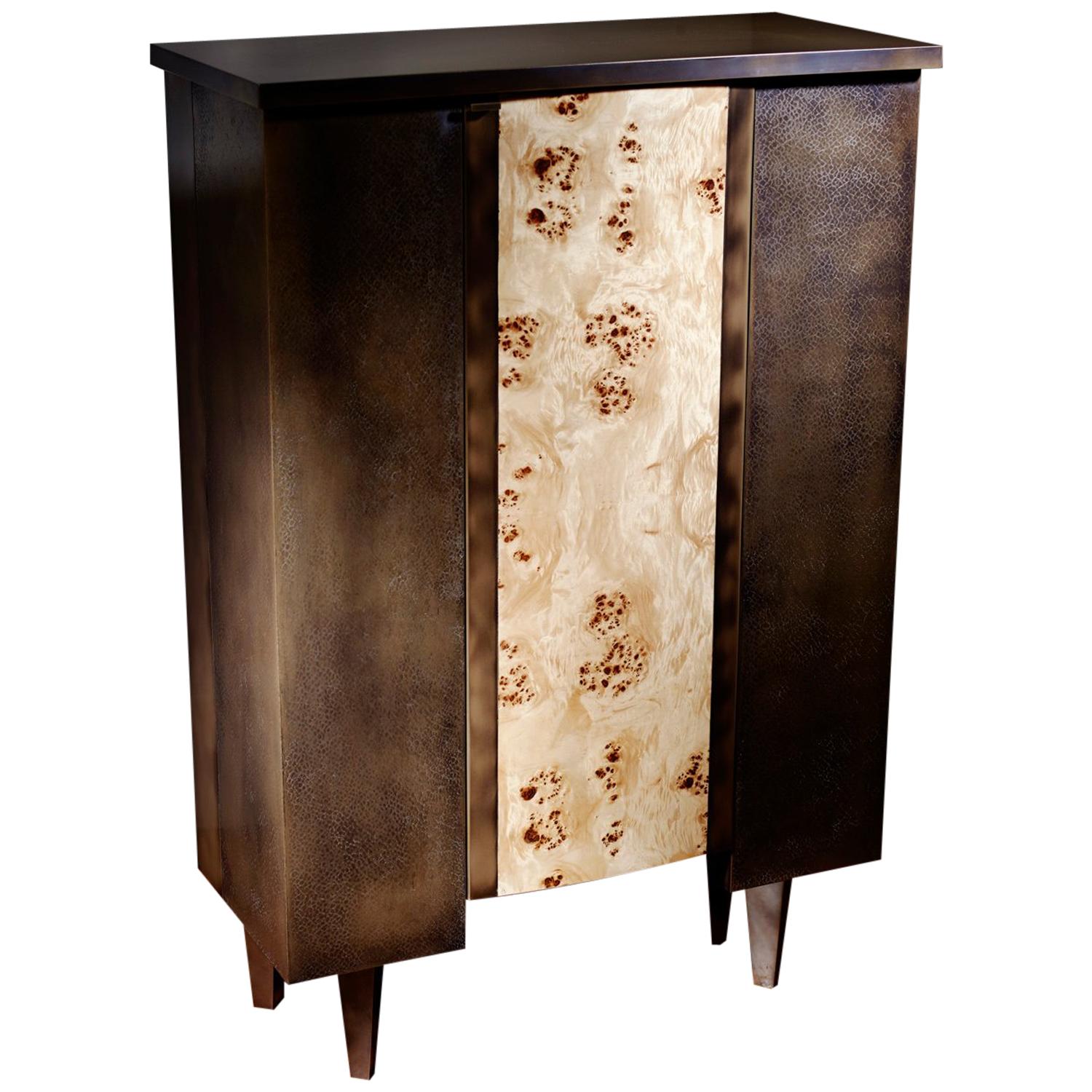 Bronze Sideboard "Résille" ‘Contemporary, Limited Edition’ For Sale