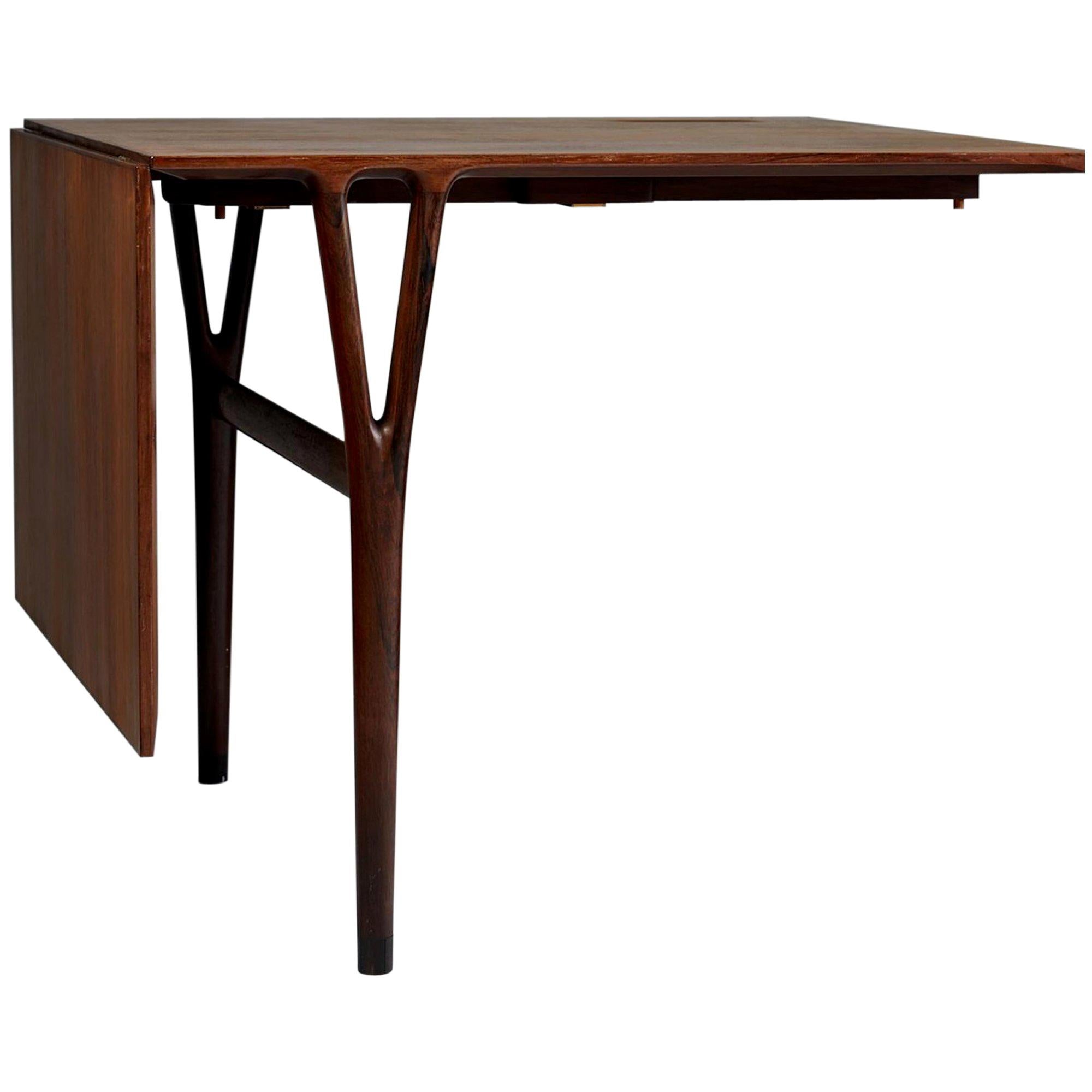 Wall Hung Table Designed by Helge Vestergaard Jensen, Denmark, 1950s For Sale