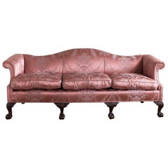 Antique George III Style Humpback Sofa