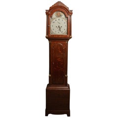 Oak Longcase Clock Commemorating the Death of Lord Horatio Nelson by Payne