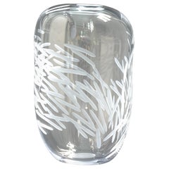 Contemporary Blown Glass Vase