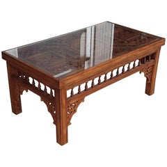 Moroccan Rectangular Coffee Table, Cedar Wood