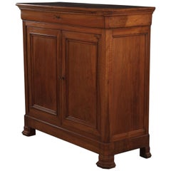 French Louis Philippe Walnut Buffet d'Appui, Mid-1800s