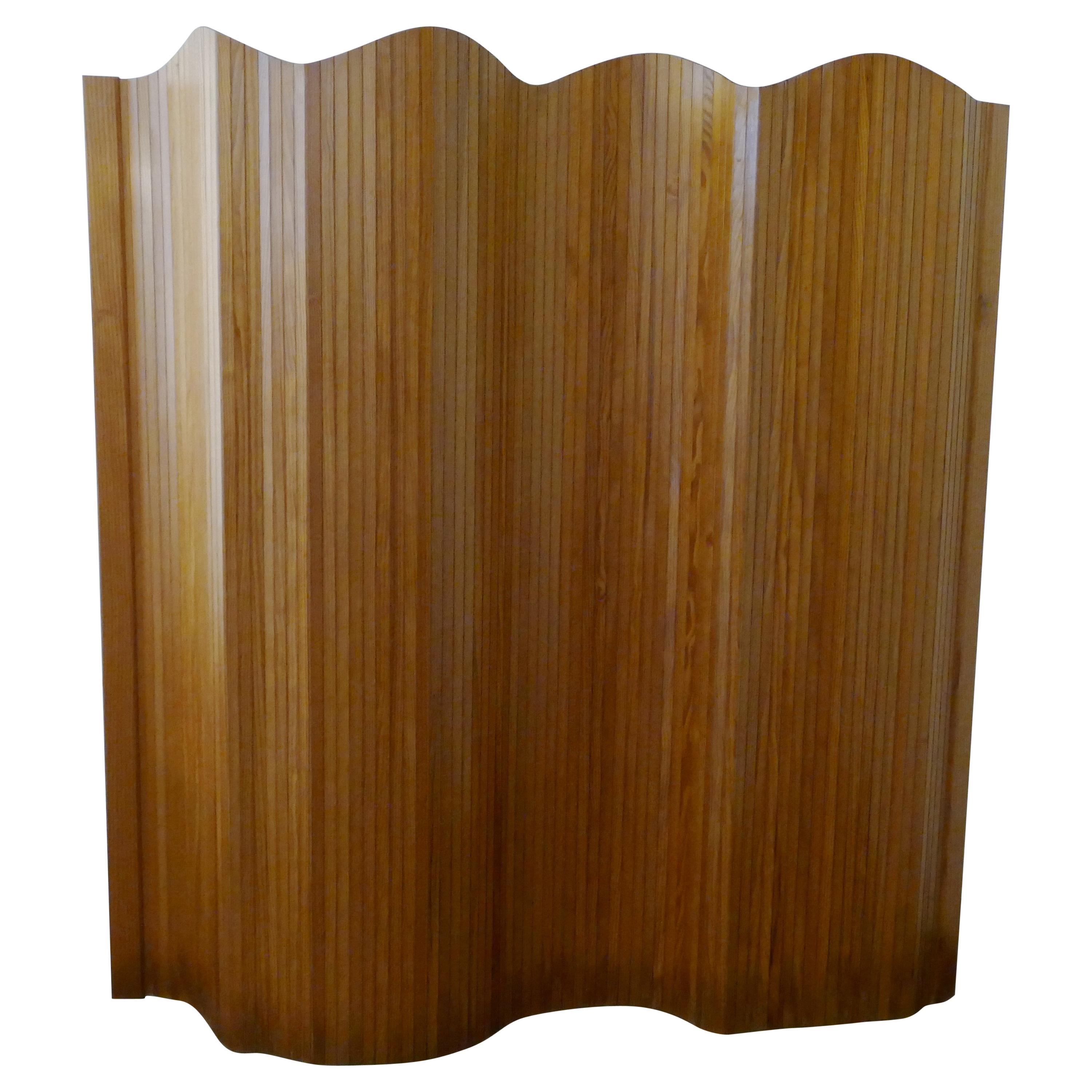 French Art Deco Tambour Room Divider Screen