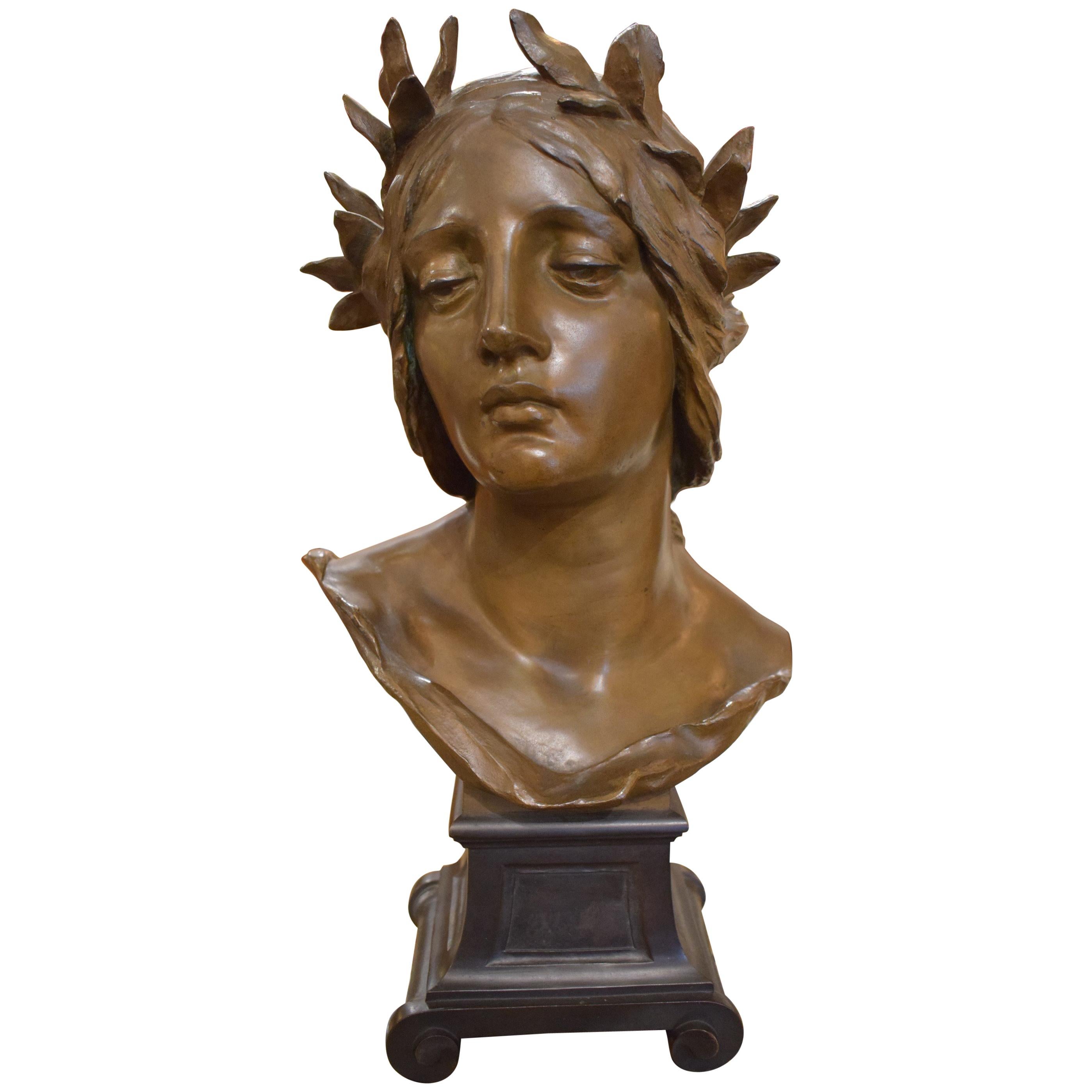 Stephen Schwartz Bronze Sculptural Bust