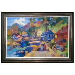 ‘Charlevoix’ 006 Contemporary Oil on Board Painting by Bedros Aslanian