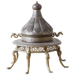 19th Century Moorish Brass Censer from Turkey