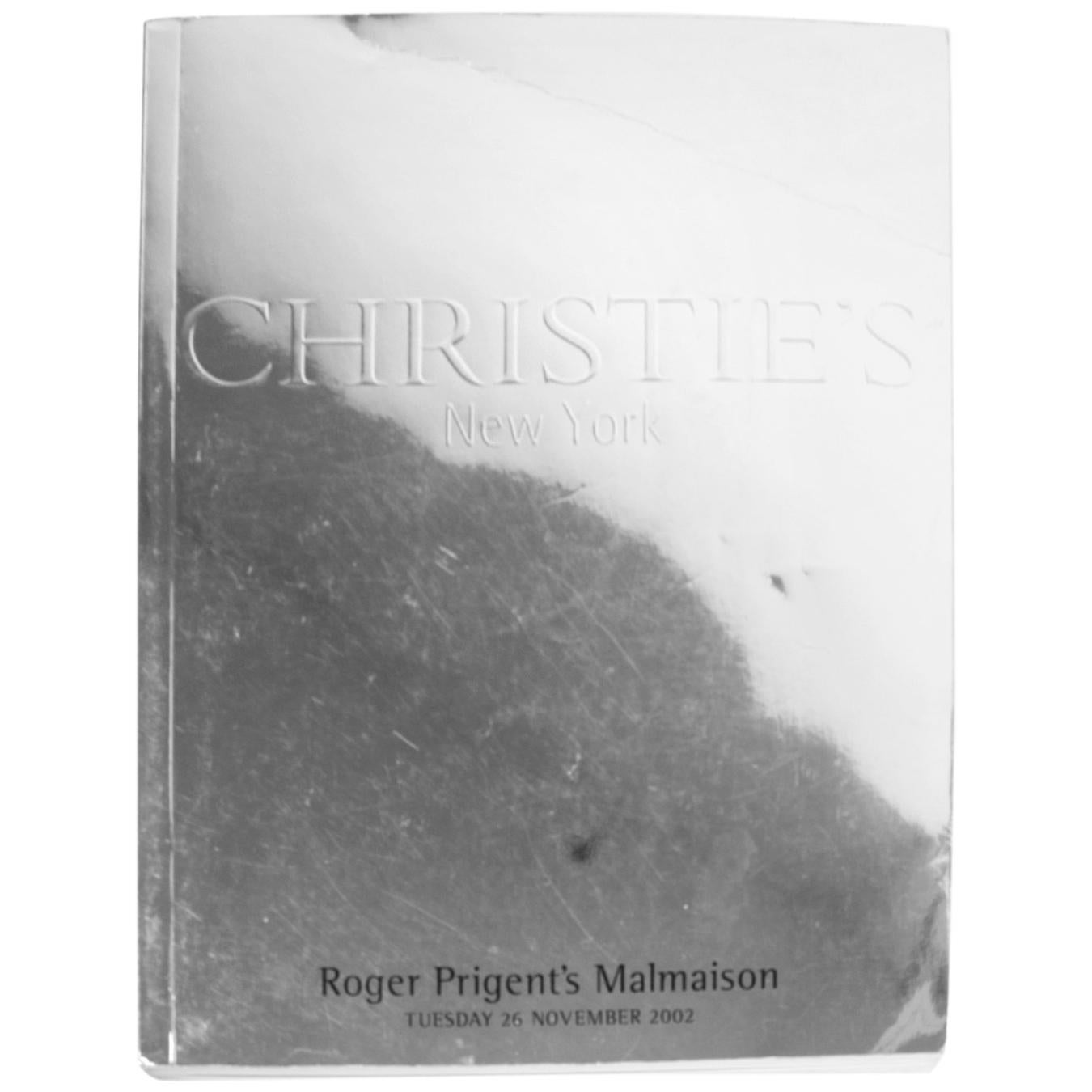 Christies New York, Roger Prigent's Malmaison, November 2002 