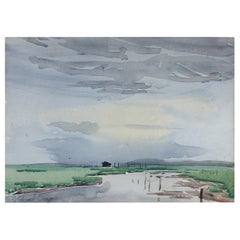 Signed Edward Seago Watercolor