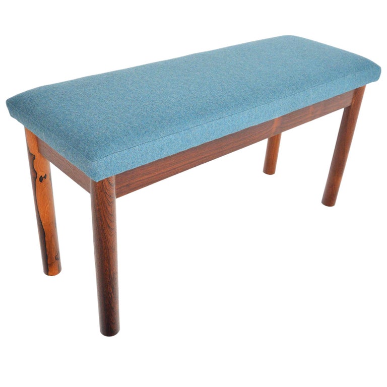 Danish Modern Brazilian Rosewood Piano Bench For Sale at 1stDibs
